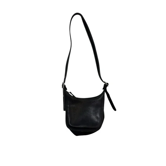 Vintage Coach 9950 Janice Legacy Shoulder Bag Black Leather - Picture 2 of 8